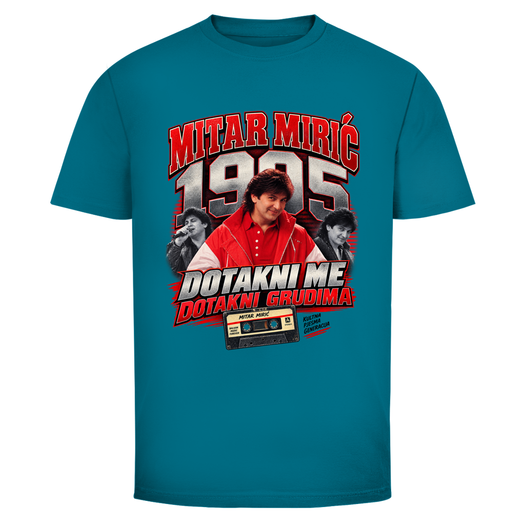 Muška majica Mitar Mirić „Dotakni me“ 1995 | Balkan Kult majica crvena