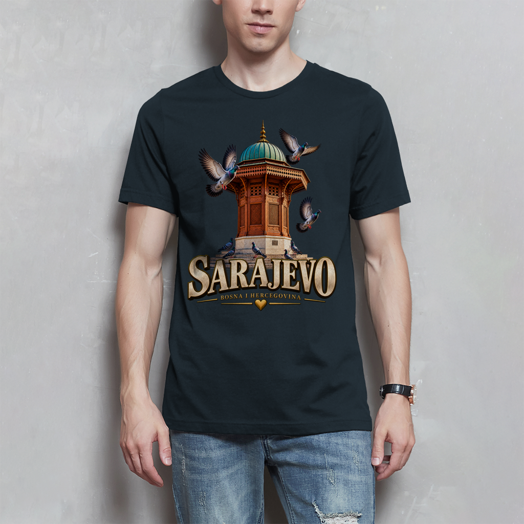Muška majica Sarajevo | Majica Bosna domovina