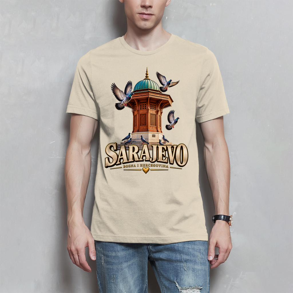 Muška majica Sarajevo | Majica Bosna domovina