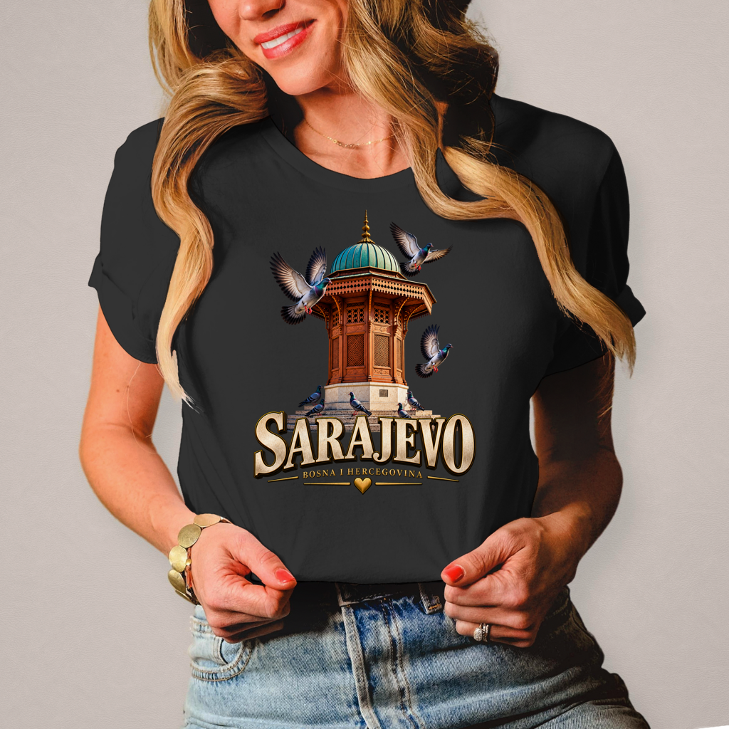Sarajevo ženska majica | Bosna domovina majica