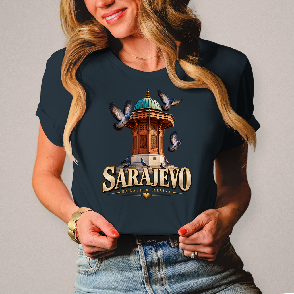 Sarajevo ženska majica | Bosna domovina majica