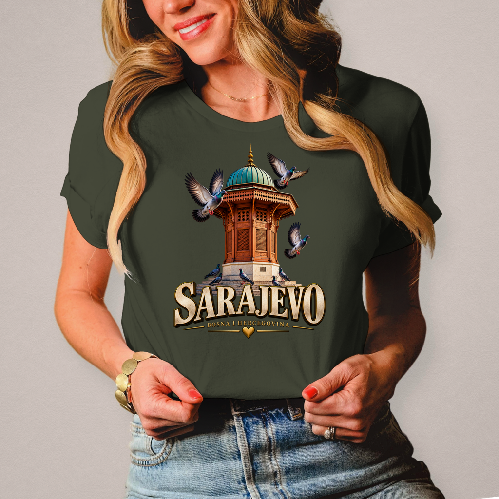 Sarajevo ženska majica | Bosna domovina majica