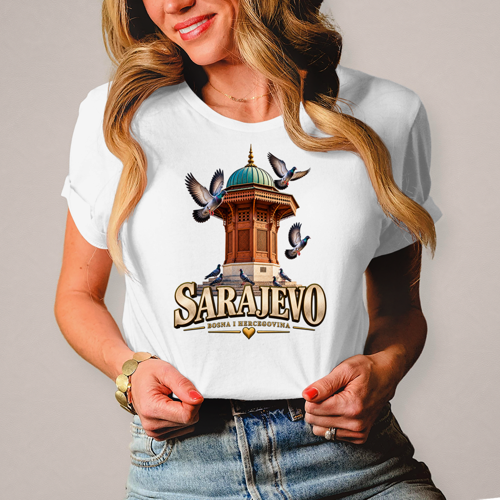 Sarajevo ženska majica | Bosna domovina majica