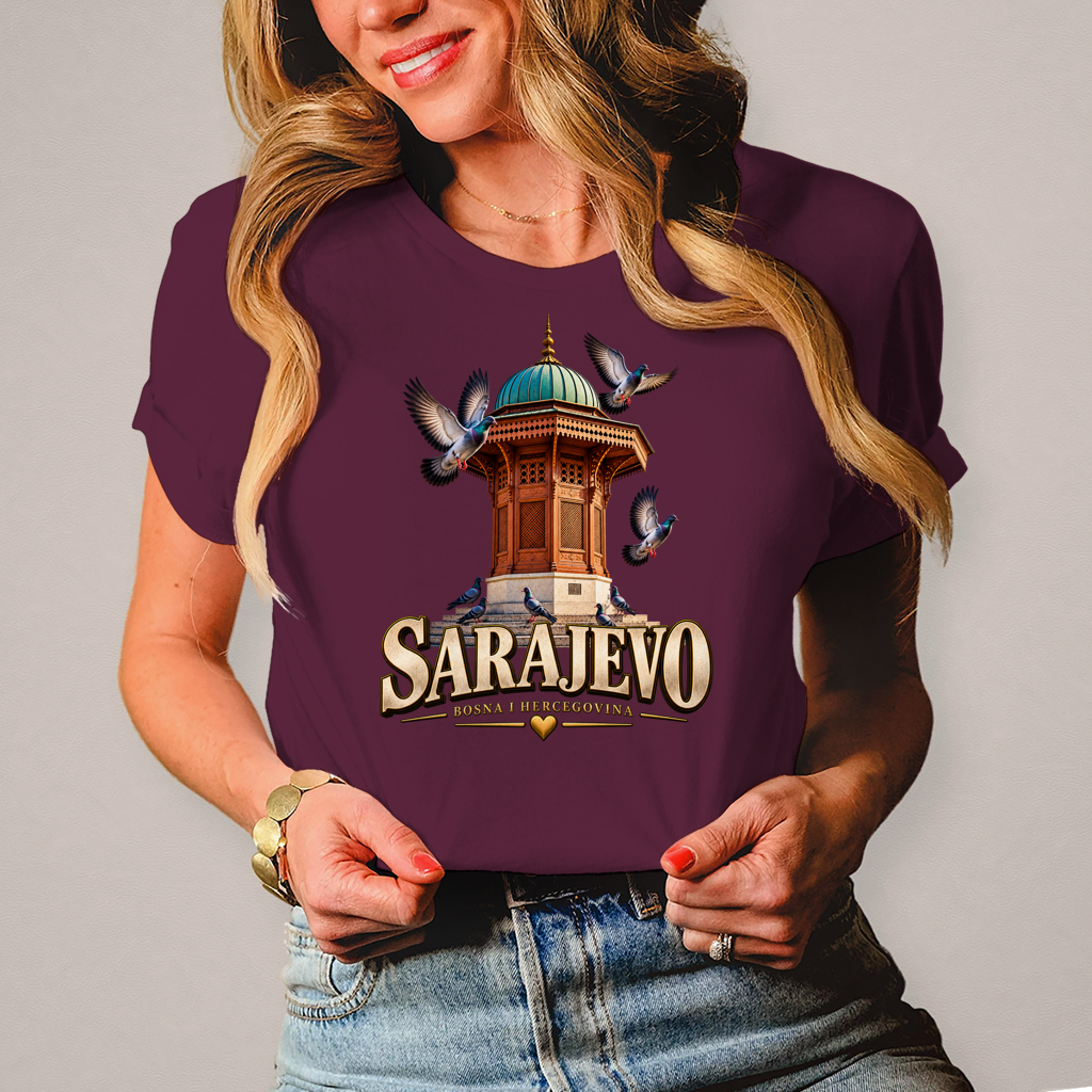 Sarajevo ženska majica | Bosna domovina majica