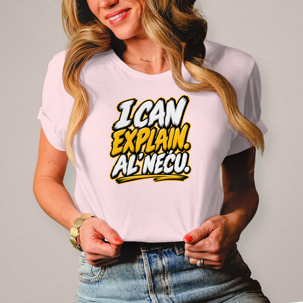 Ženska majica I can explain al necu