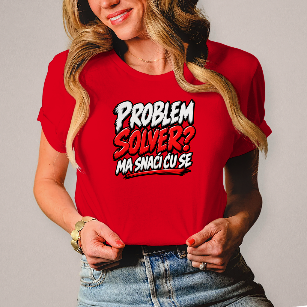 Ženska majica Problem solver