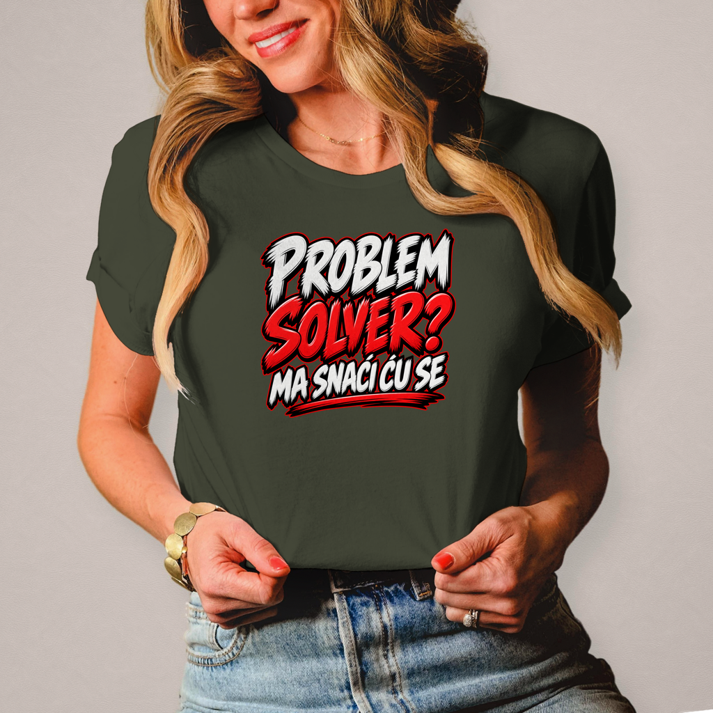 Ženska majica Problem solver