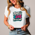 Ženska majica Peace&Love
