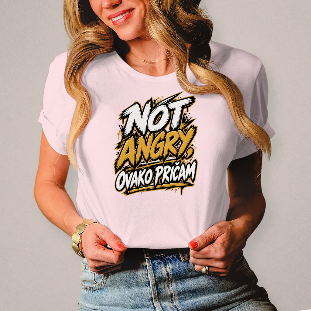 Ženska majica Not angry