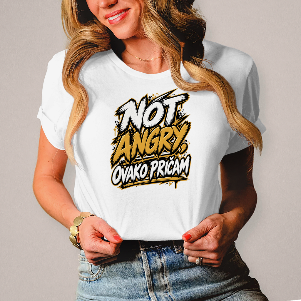 Ženska majica Not angry