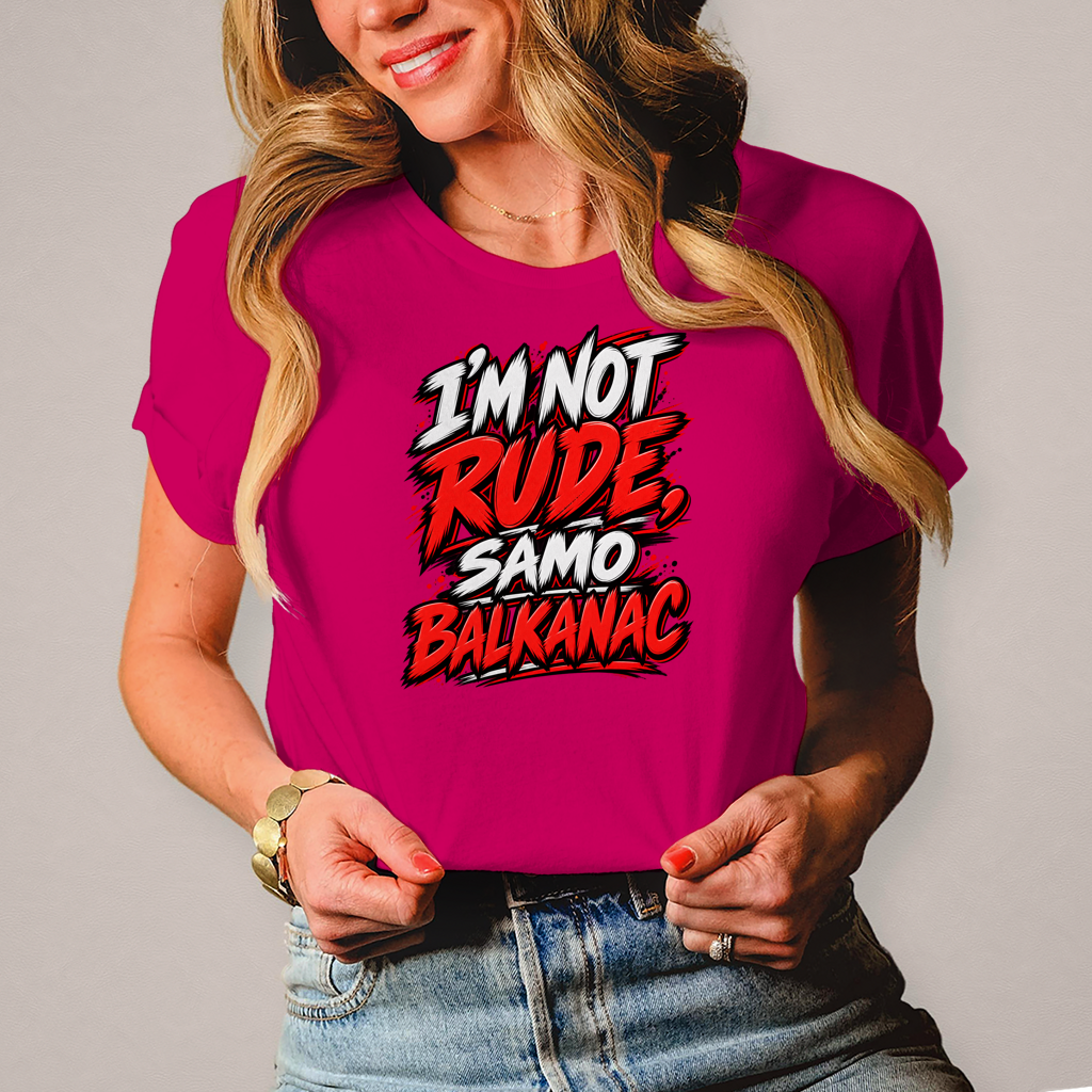 Ženska majica I am not rude