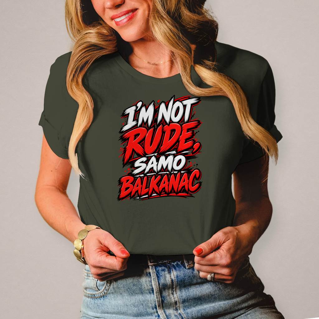 Ženska majica I am not rude