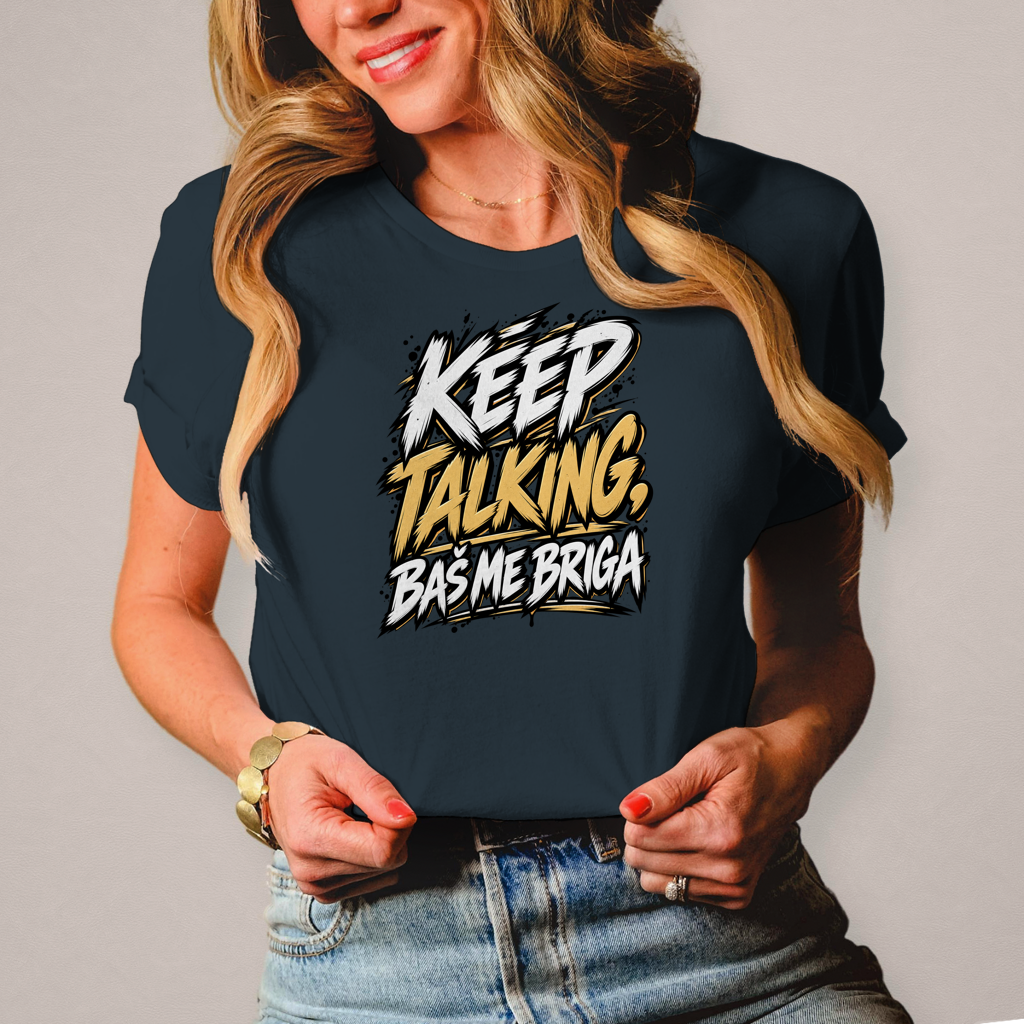 Ženska majica Keep talking