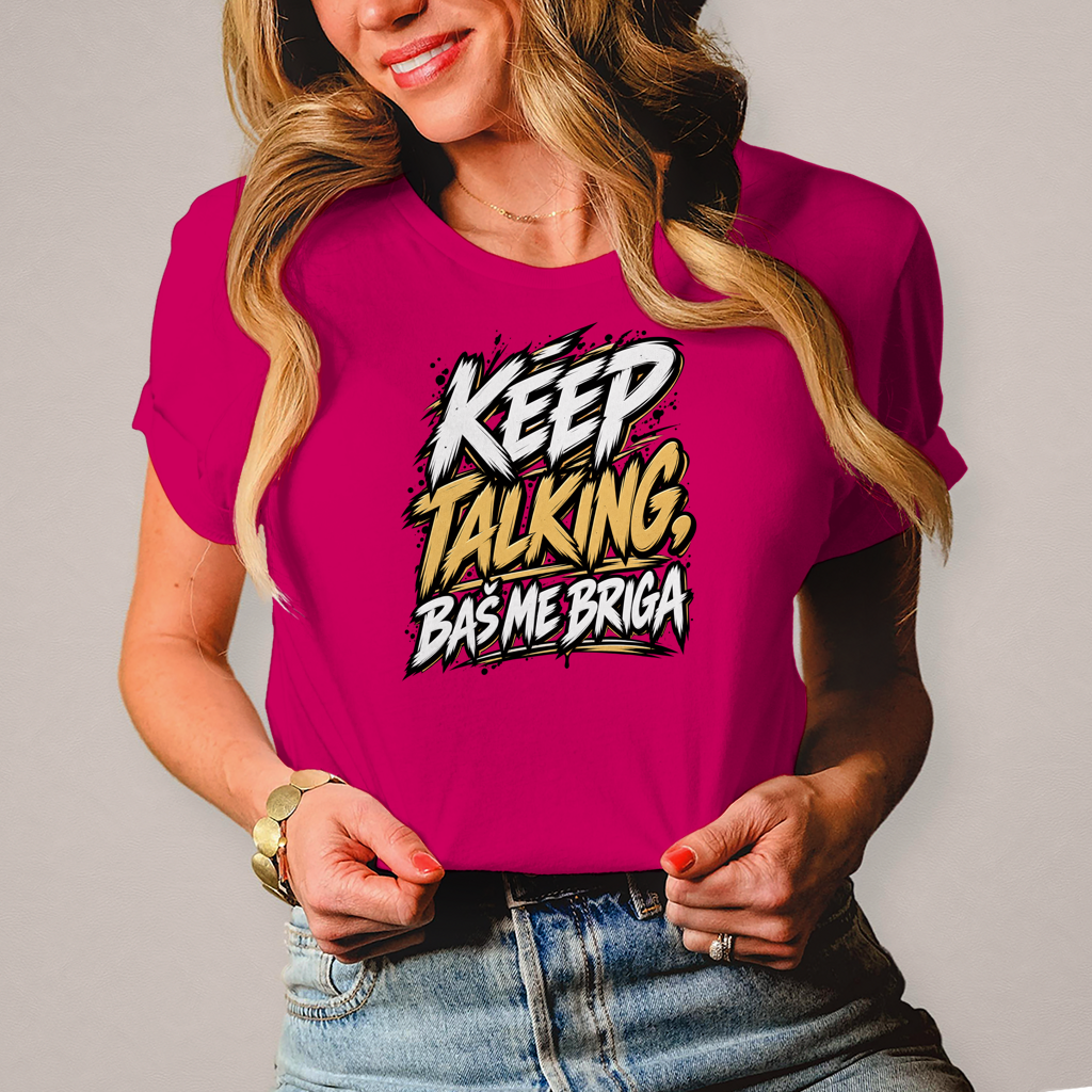 Ženska majica Keep talking