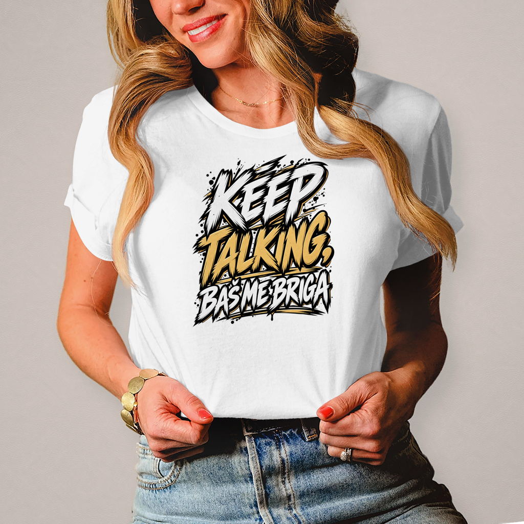 Ženska majica Keep talking
