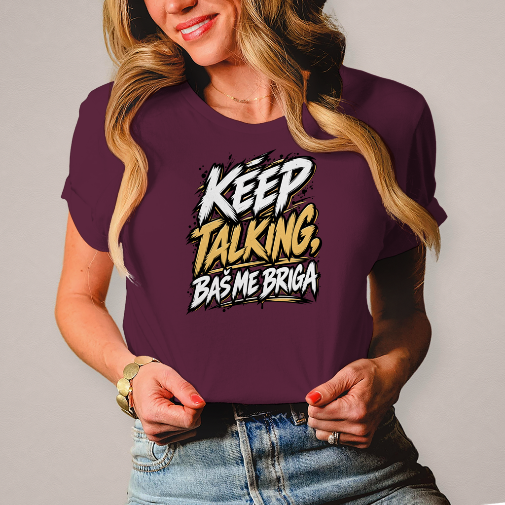 Ženska majica Keep talking