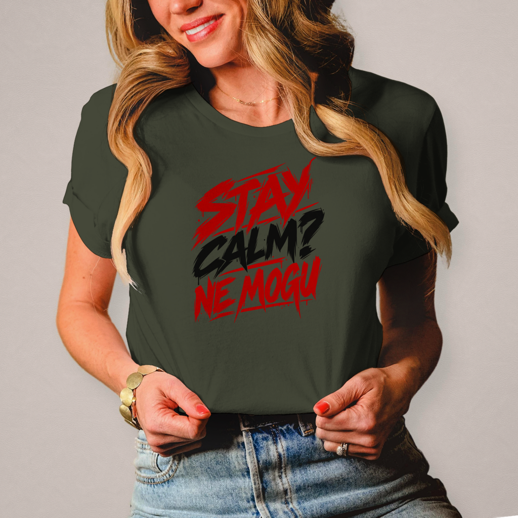 Ženska majica Stay calm ne mogu