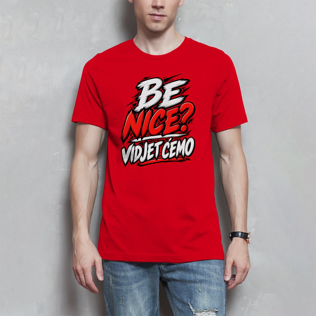 Muška majica - Be nice vidjet ćemo