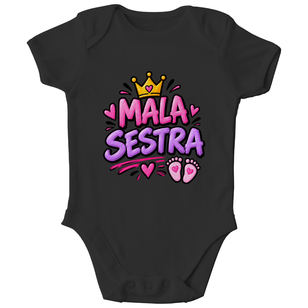 Dječiji organski bodi Mala sestra