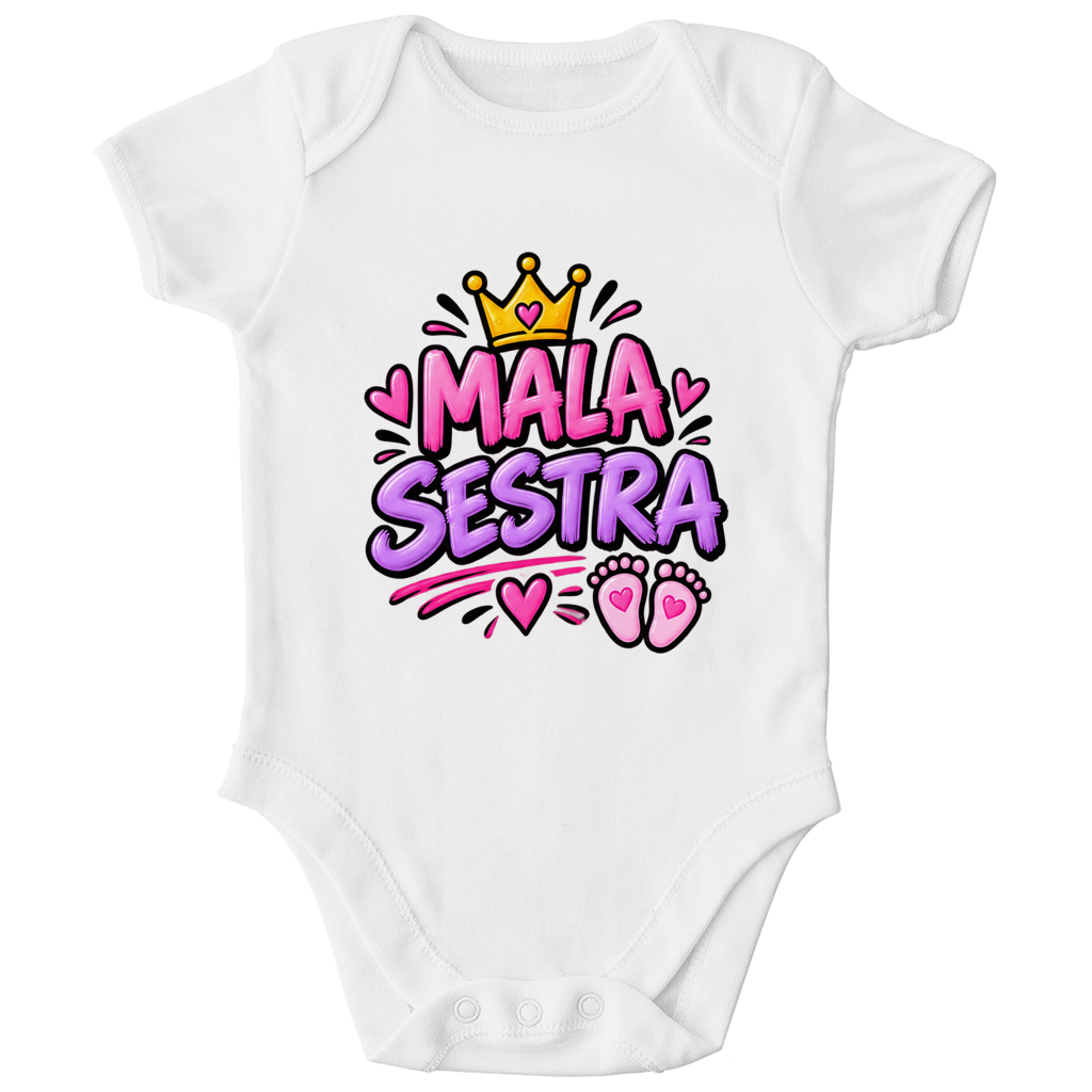 Dječiji organski bodi Mala sestra