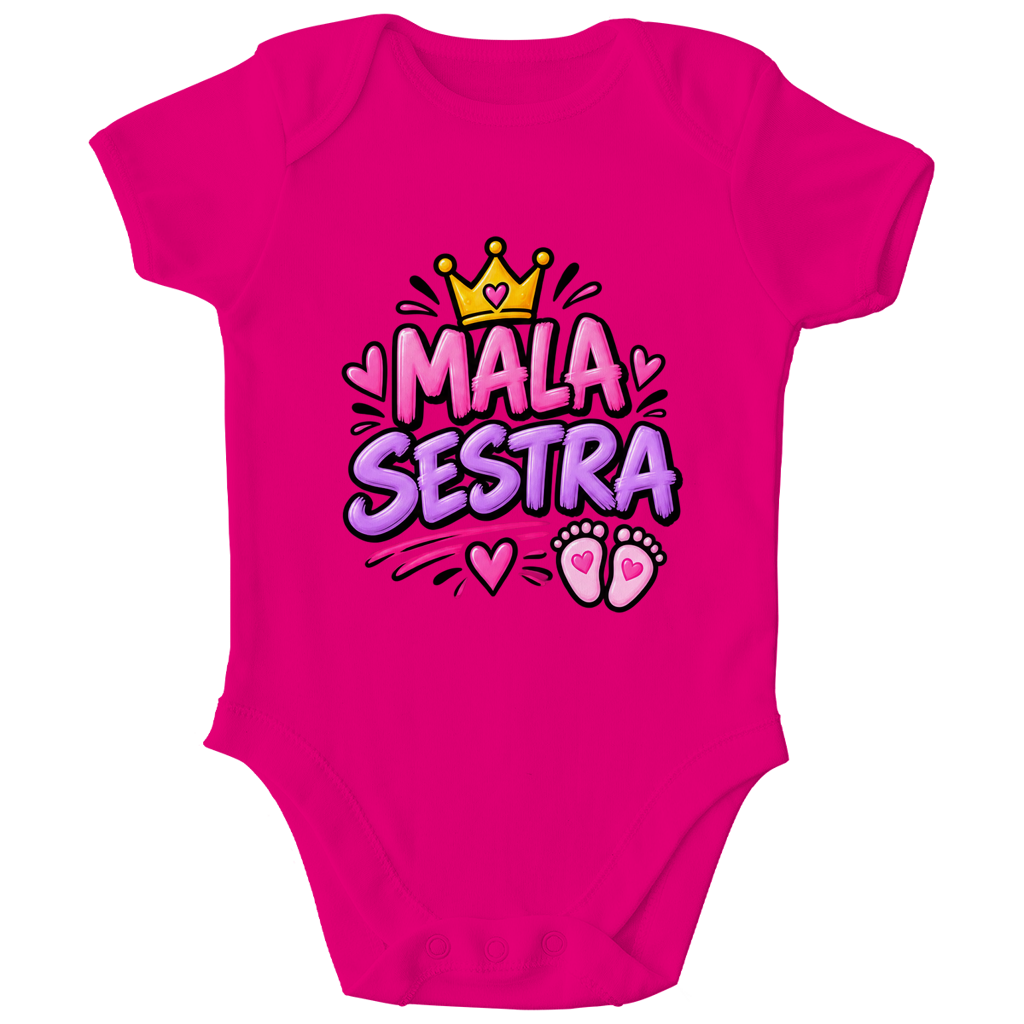 Dječiji organski bodi Mala sestra