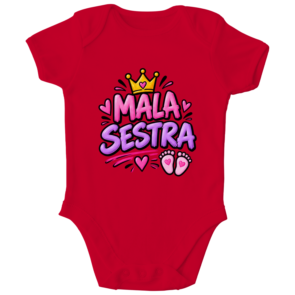 Dječiji organski bodi Mala sestra