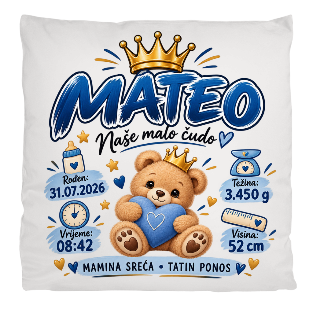 Jastuk pahuljast Mateo