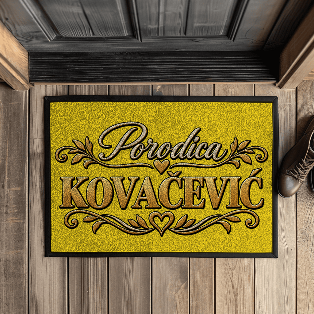 Otirač s gumenim rubom Kovačević