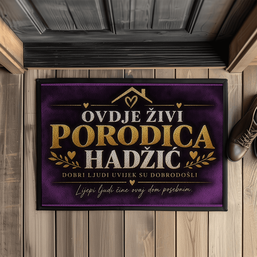 Otirač sa gumenim rubom Hadzic