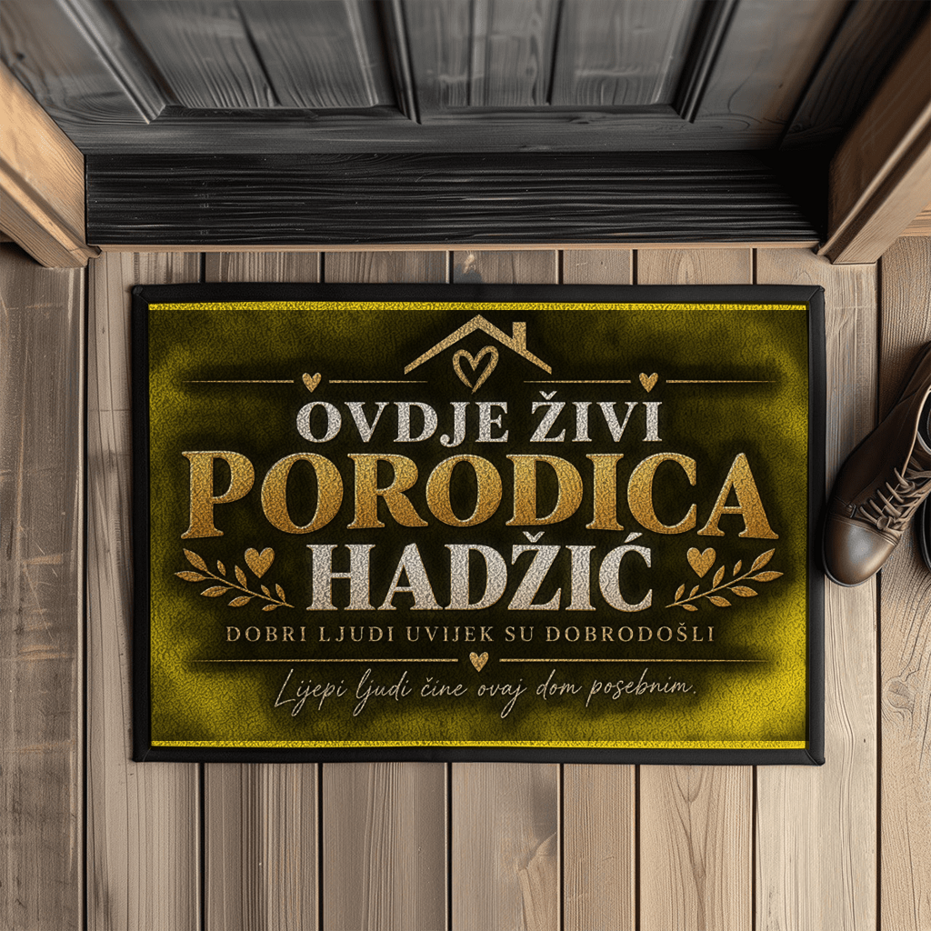 Otirač sa gumenim rubom Hadzic