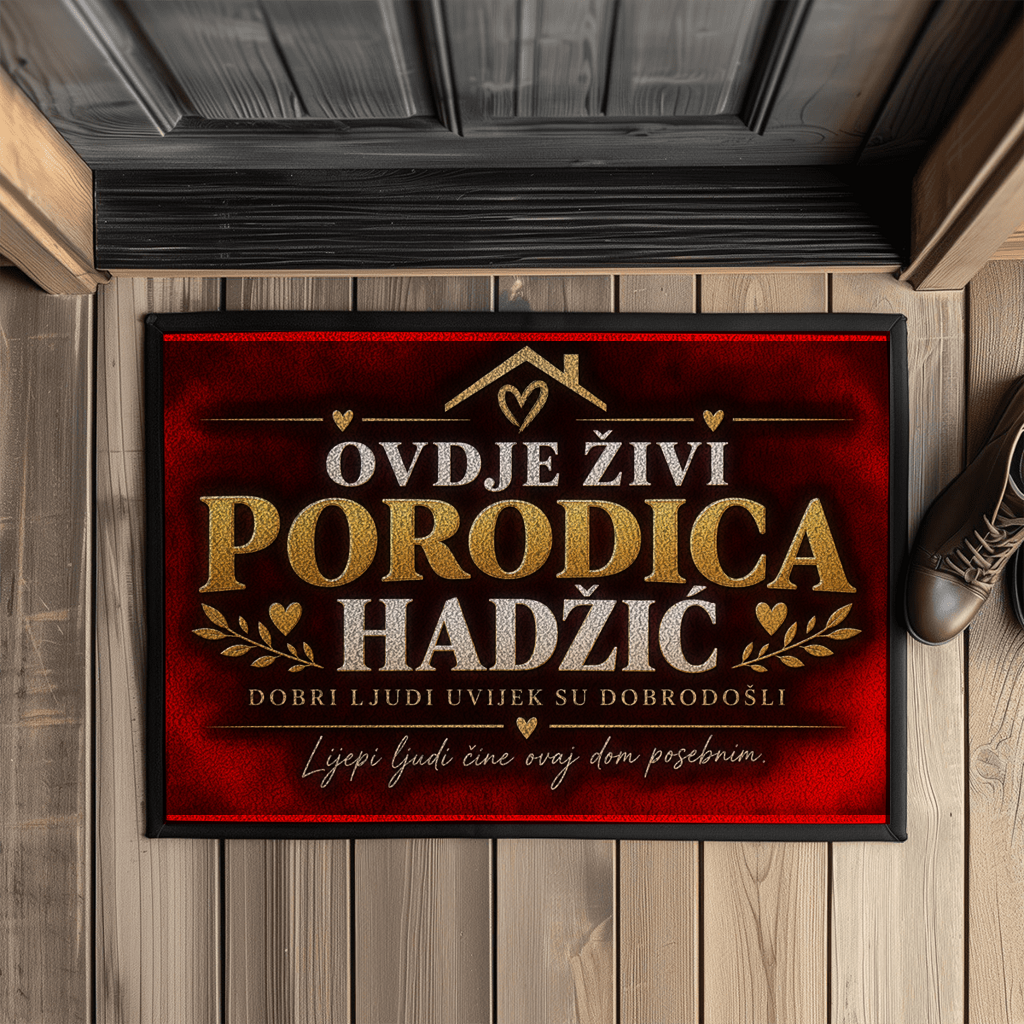 Otirač sa gumenim rubom Hadzic