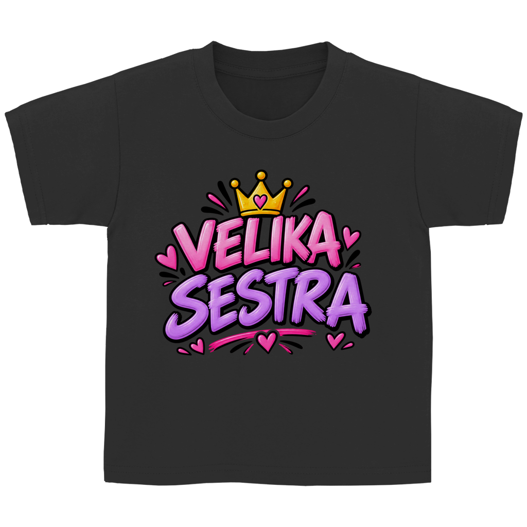 Dječija osnovna majica Velika sestra