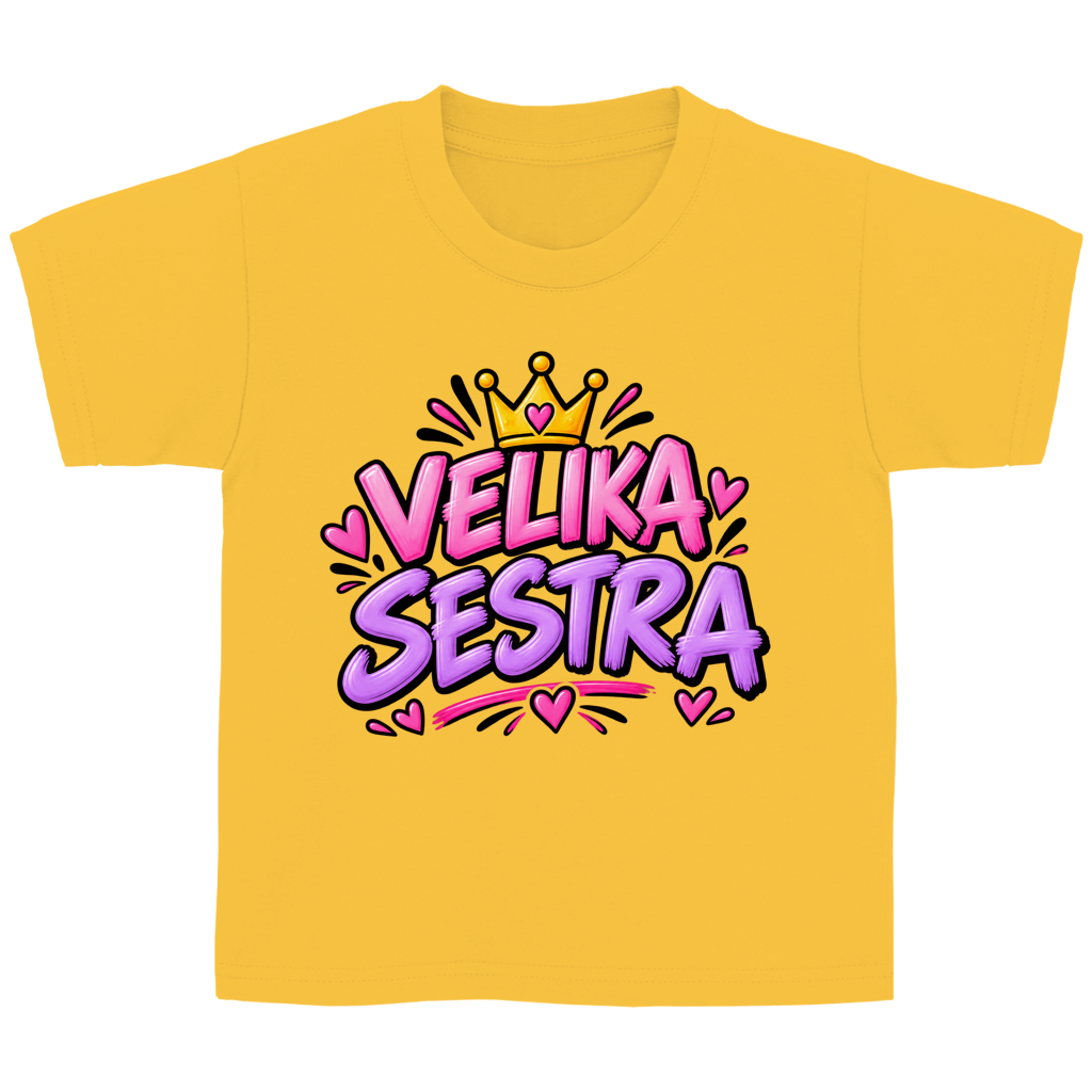 Dječija osnovna majica Velika sestra