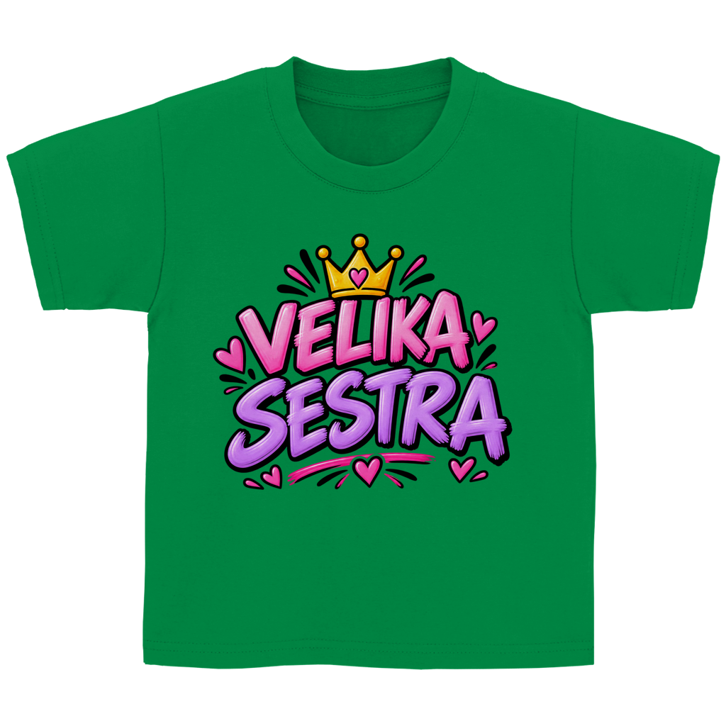 Dječija osnovna majica Velika sestra