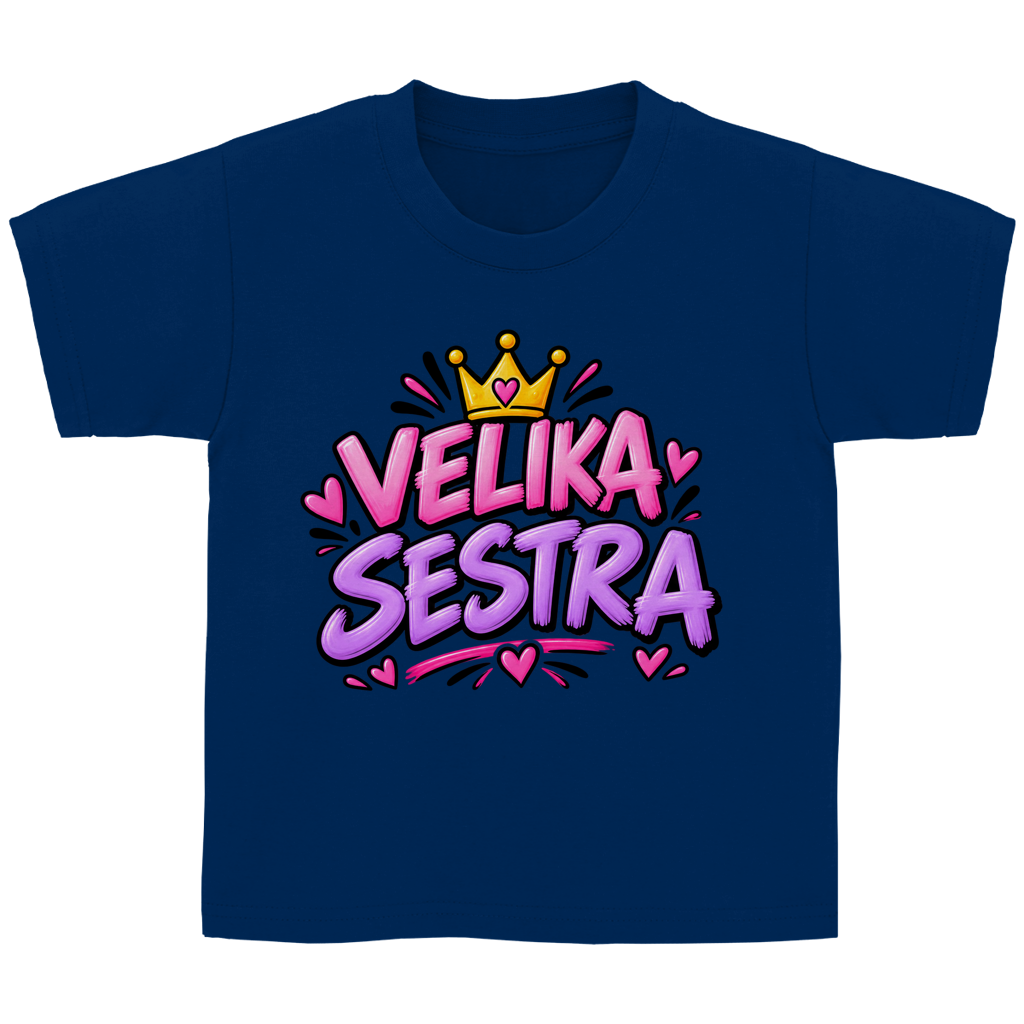 Dječija osnovna majica Velika sestra