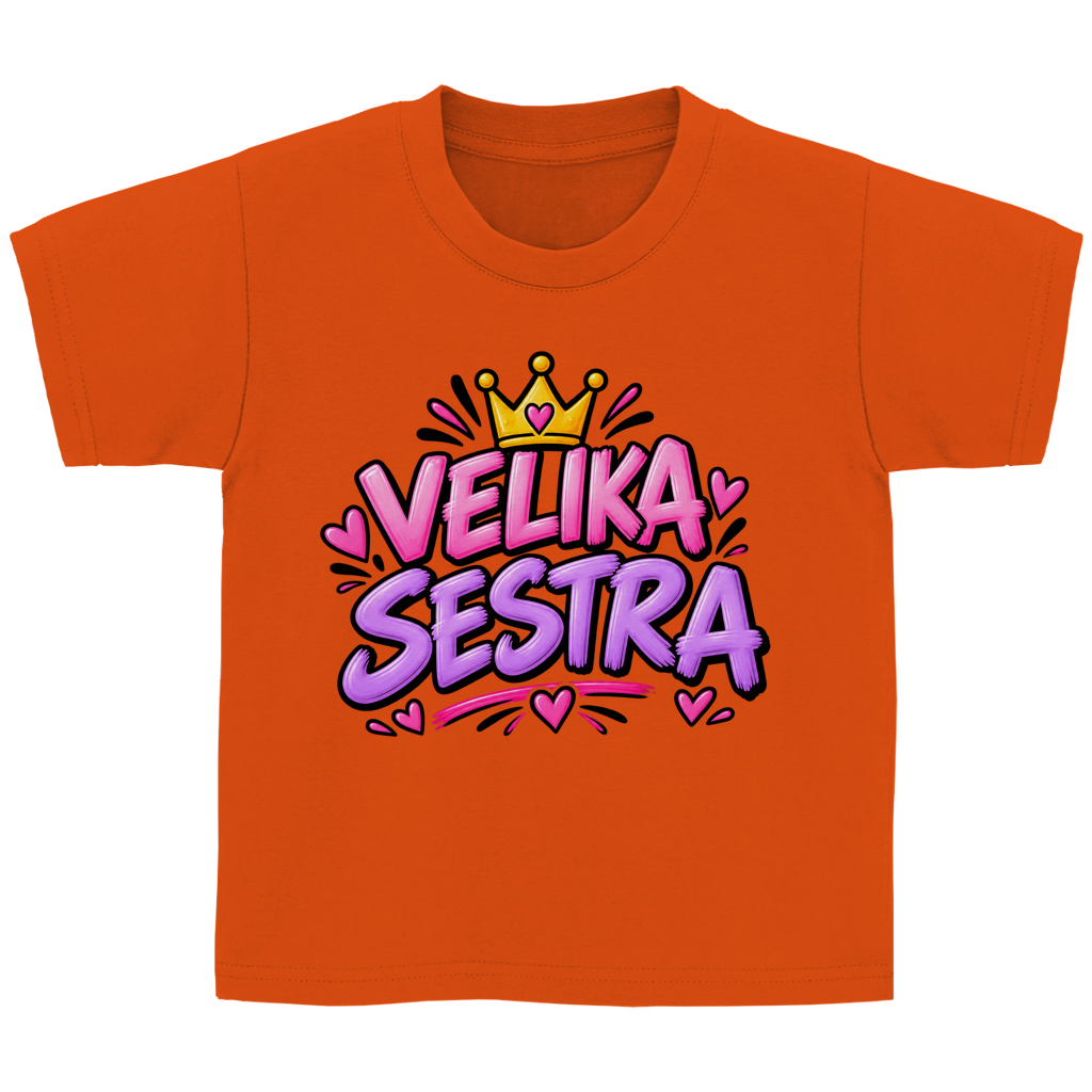 Dječija osnovna majica Velika sestra