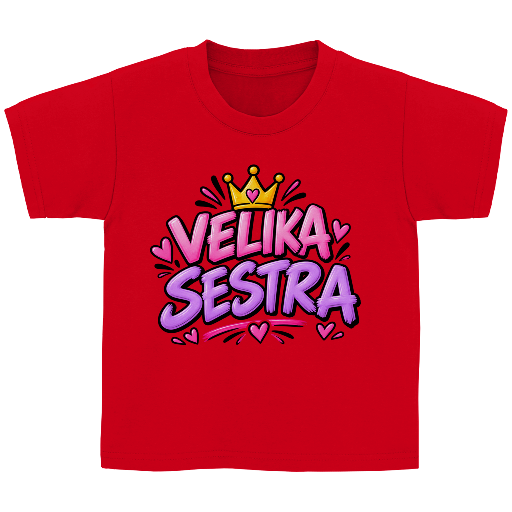 Dječija osnovna majica Velika sestra