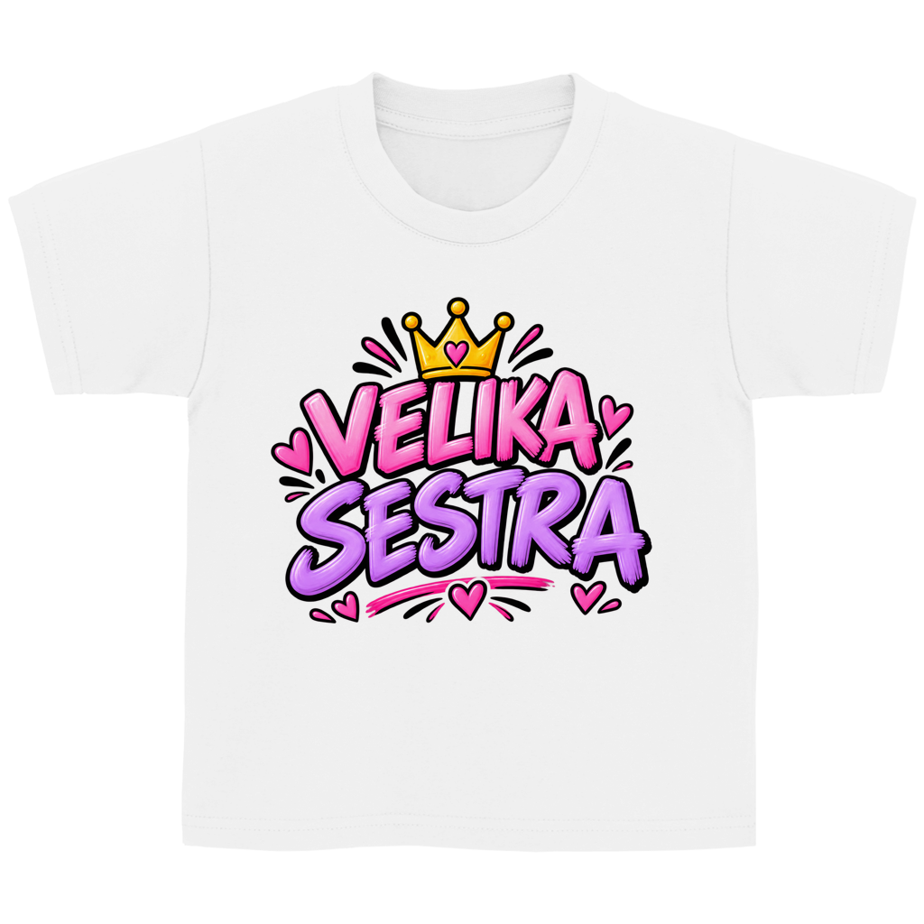 Dječija osnovna majica Velika sestra