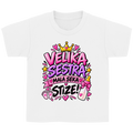 Dječja Basic majica Velika sestra stiže mala seka