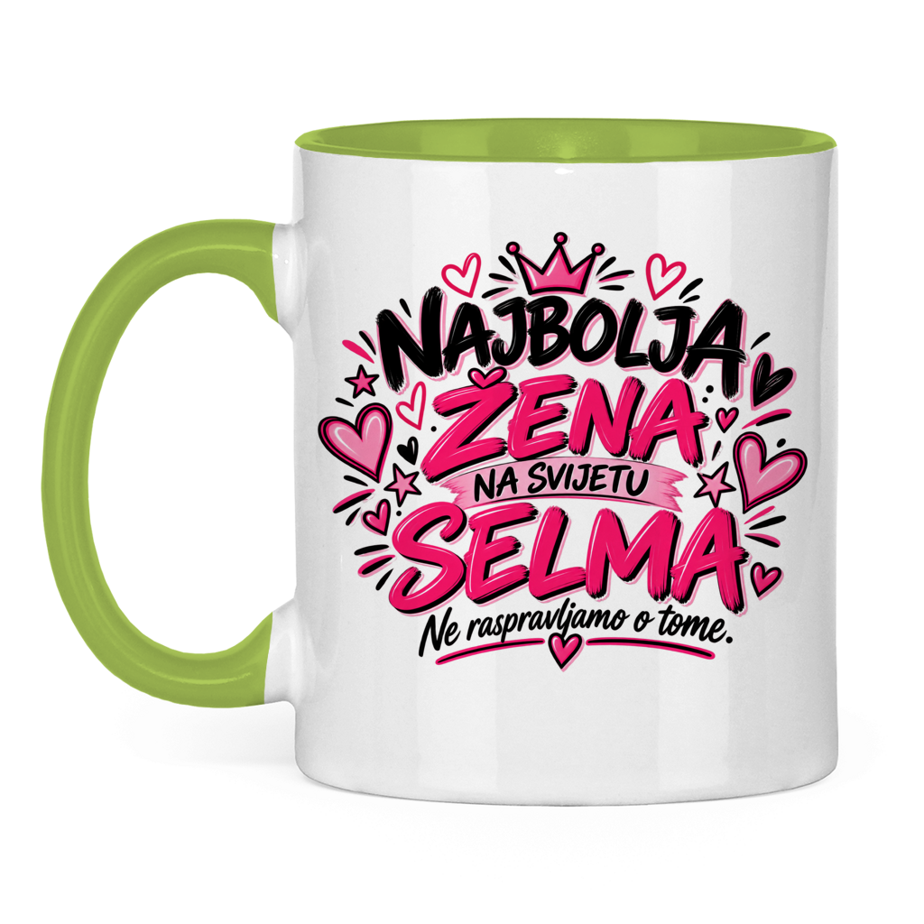 Dvobojna šolja Najbolja žena SELMA