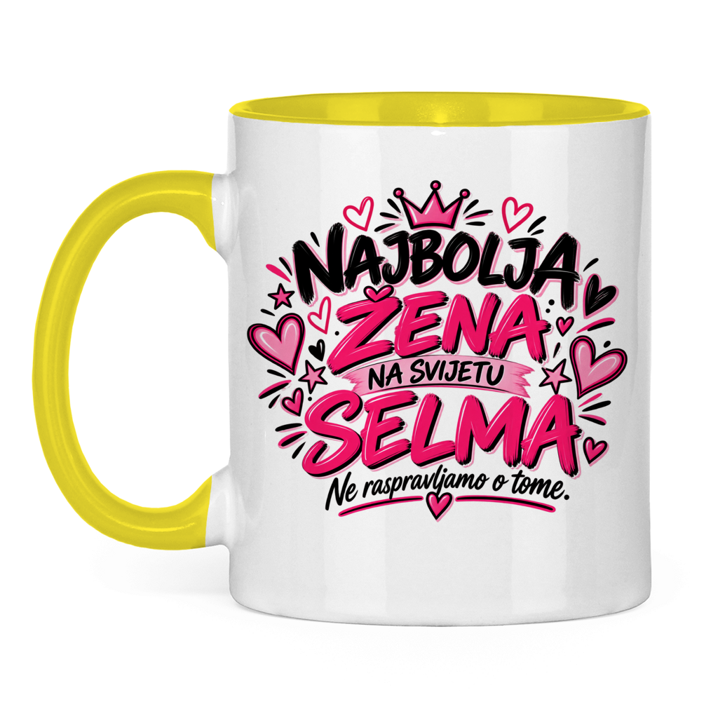 Dvobojna šolja Najbolja žena SELMA