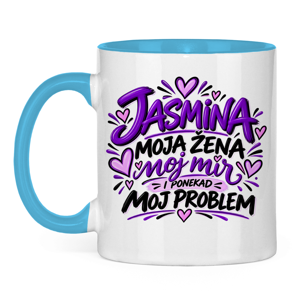 Dvobojna šolja Najbolja žena Jasmina