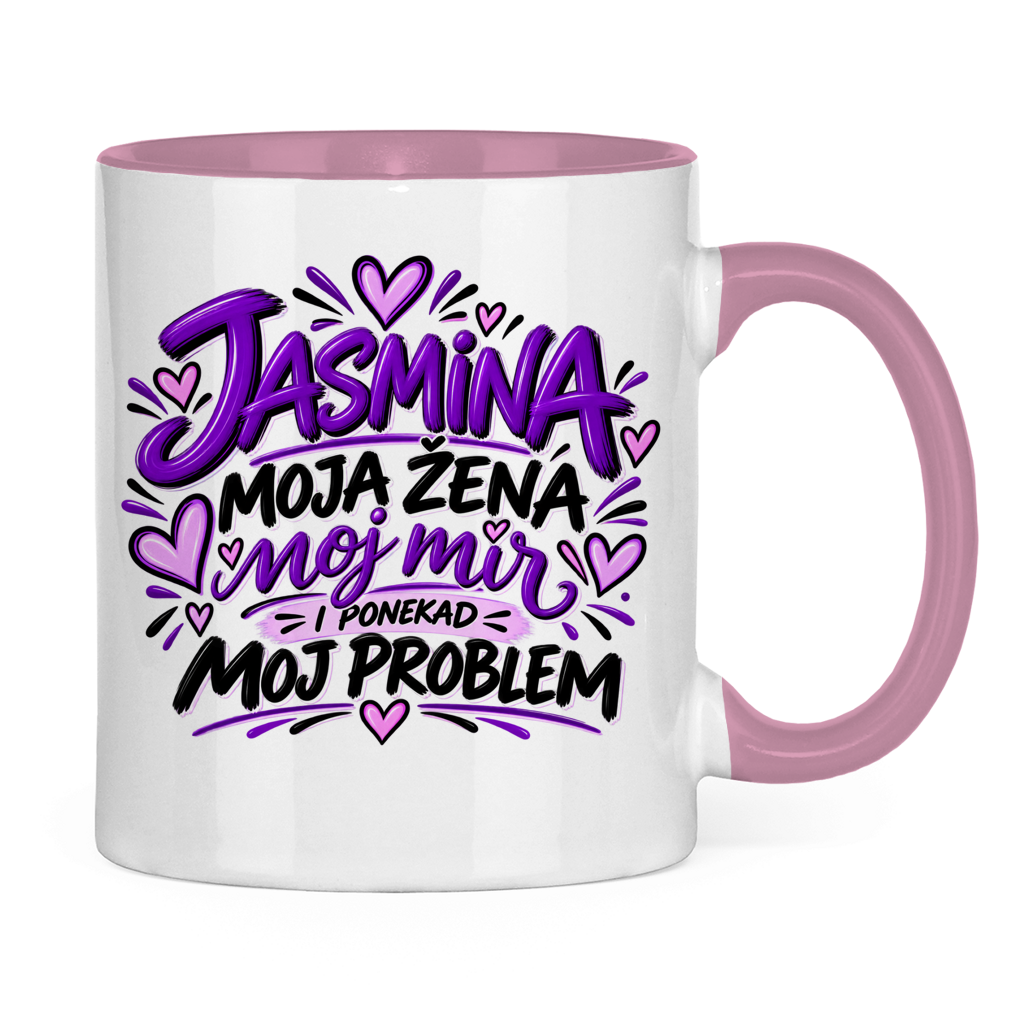 Dvobojna šolja Najbolja žena Jasmina