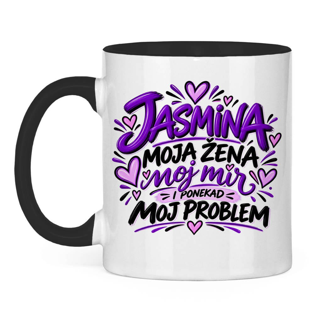 Dvobojna šolja Najbolja žena Jasmina