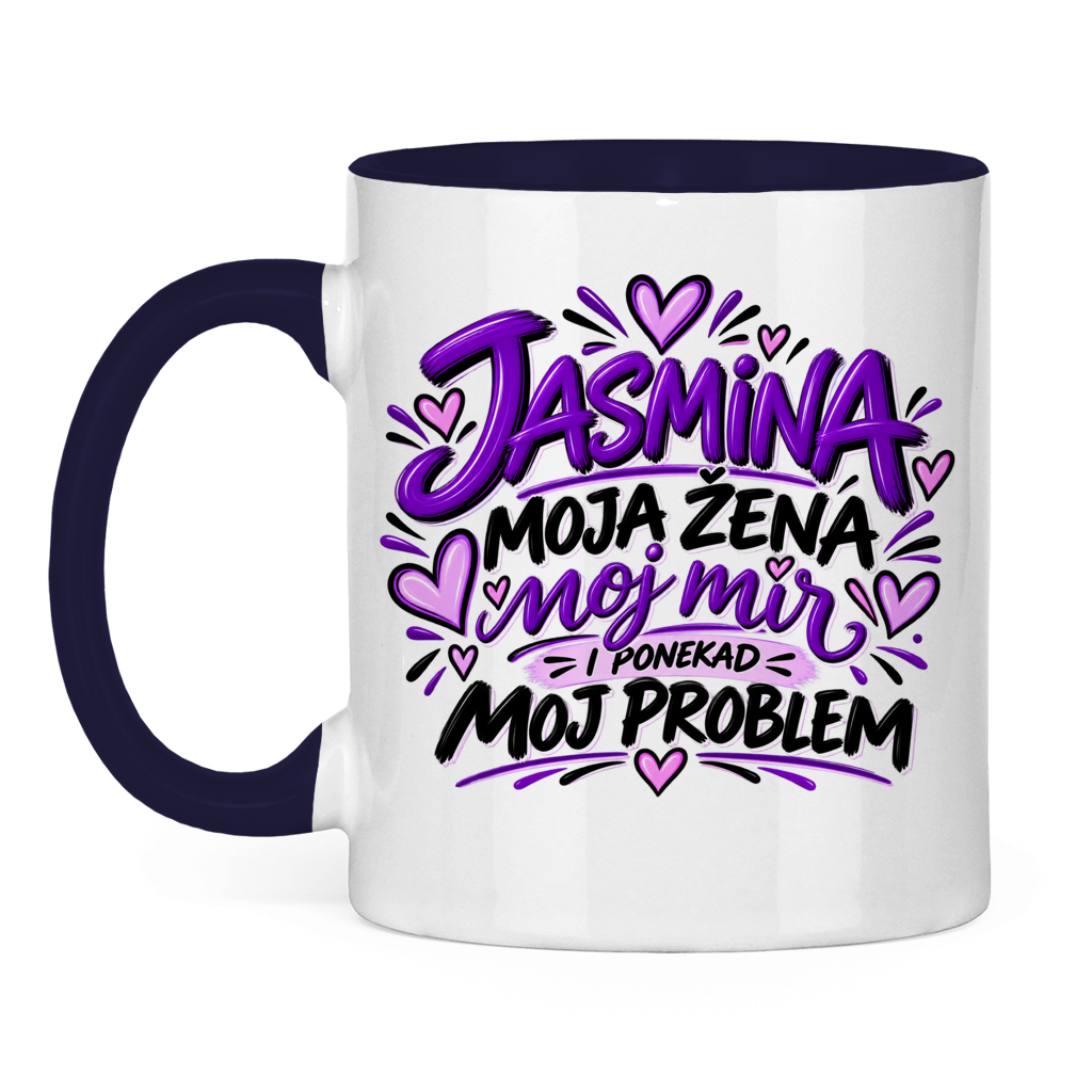 Dvobojna šolja Najbolja žena Jasmina