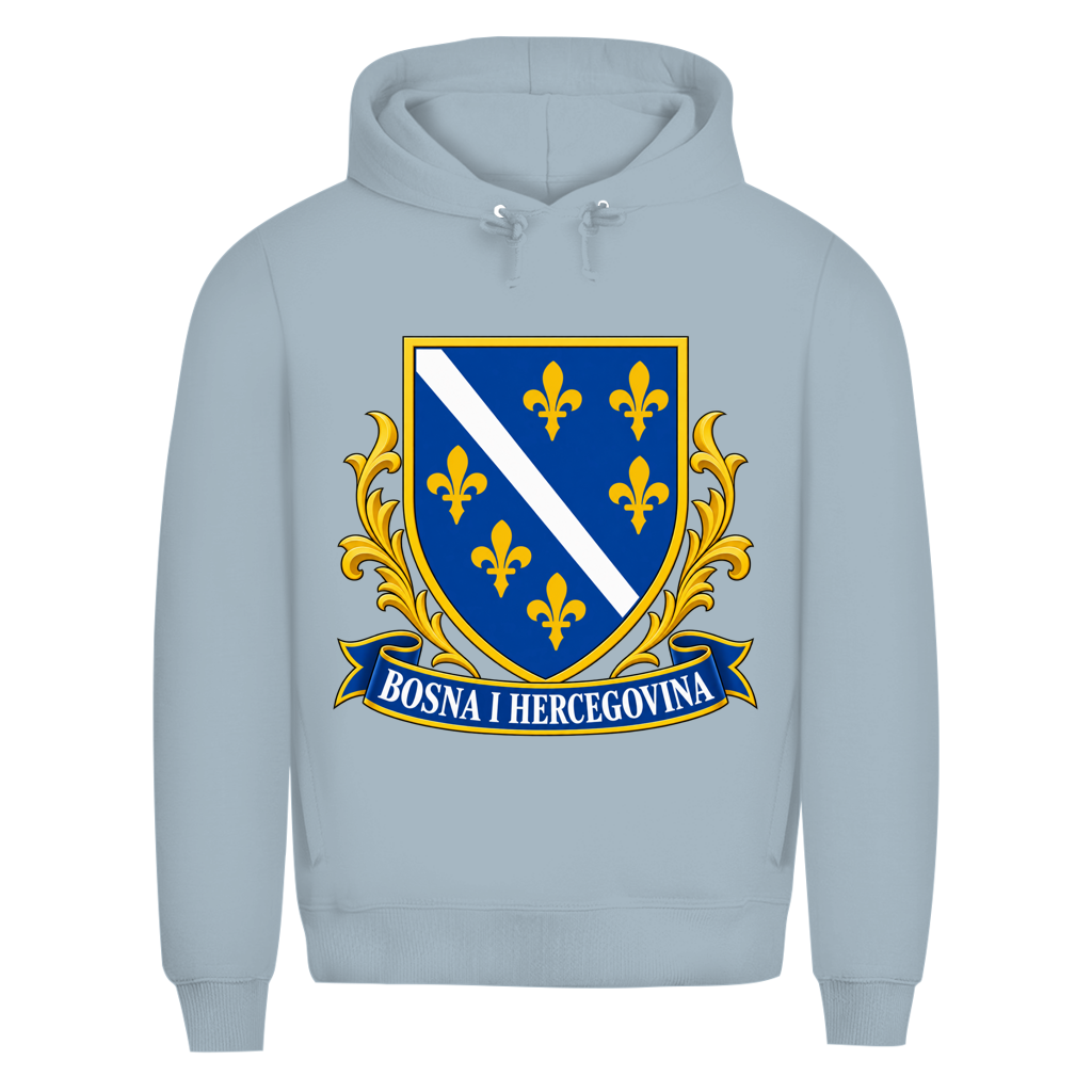 Herren Premium Bio Hoodie Bosna i Hercegovina Grb