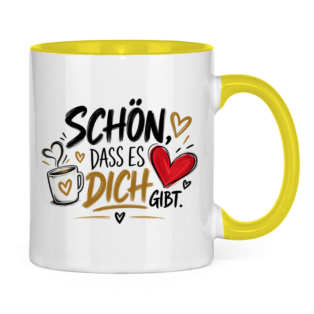 Tasse „Schön, dass es dich gibt“ – Geschenk für Lieblingsmenschen
