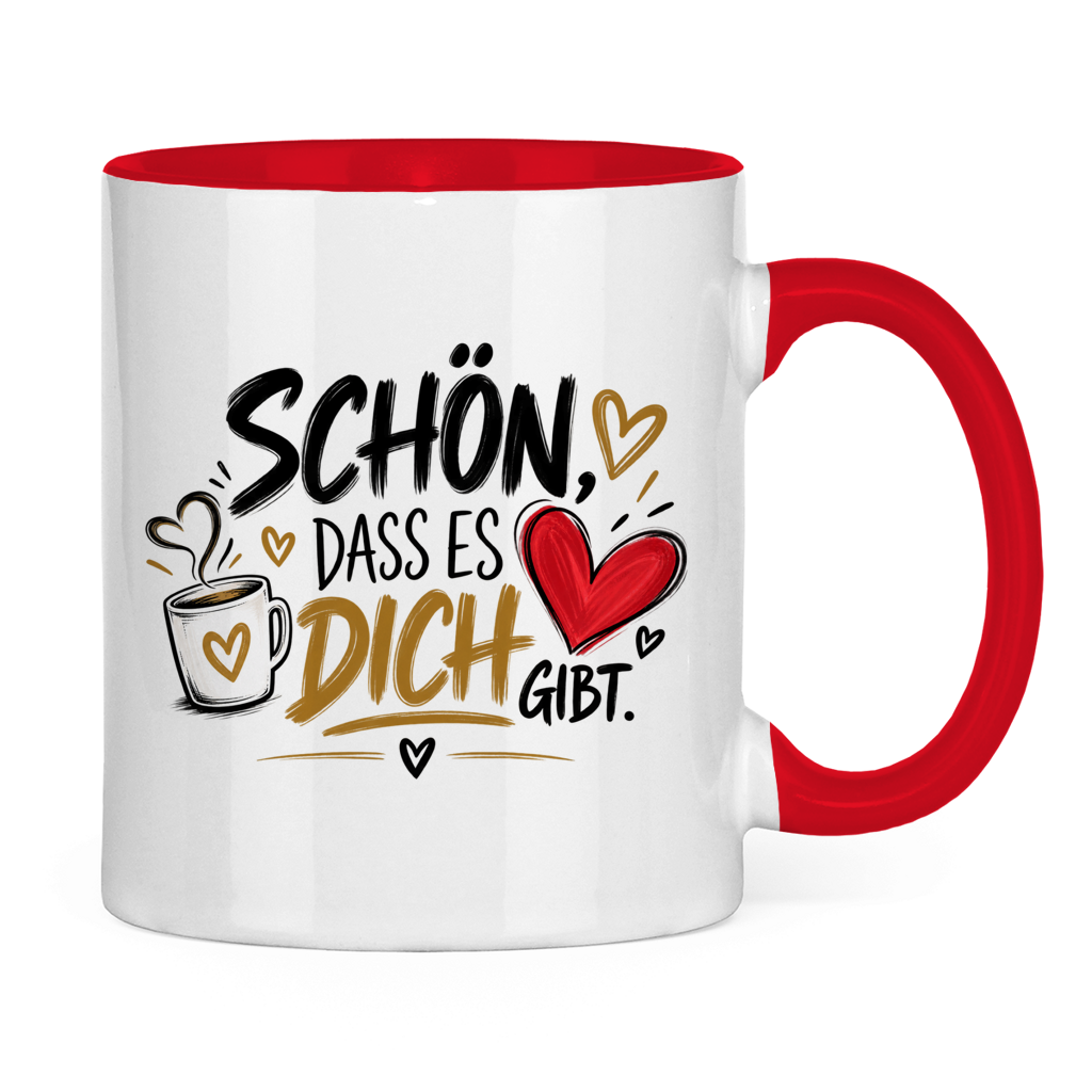 Tasse „Schön, dass es dich gibt“ – Geschenk für Lieblingsmenschen