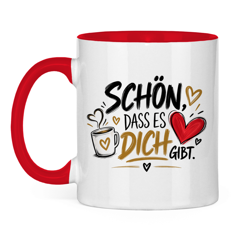 Tasse „Schön, dass es dich gibt“ – Geschenk für Lieblingsmenschen