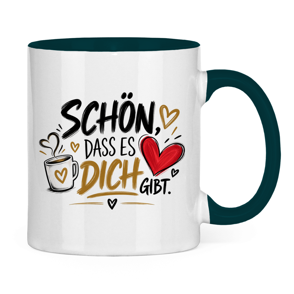 Tasse „Schön, dass es dich gibt“ – Geschenk für Lieblingsmenschen